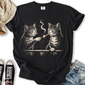 Smoking Cats - Adult & Kids T-Shirts, Sweatshirts & Hoodies apparel design preview 1