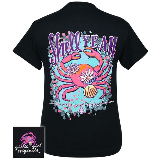 Girlie Girl Originals Shell Yeah Crab - Adult & Kids T-Shirts, Sweatshirts & Hoodies apparel design preview 1
