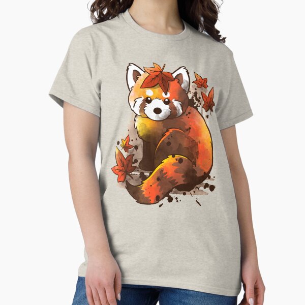 Red panda leaves - Adult & Kids T-Shirts, Sweatshirts & Hoodies apparel design preview 1