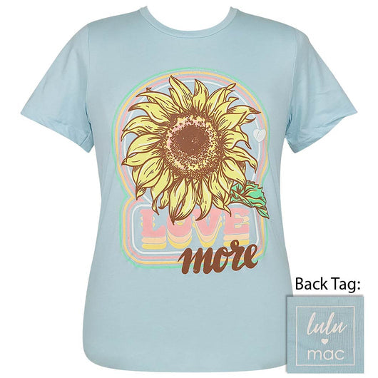 Girlie Girl Lulu Mac Love More Sunflower Canvas - Adult & Kids T-Shirts, Sweatshirts & Hoodies apparel design preview 1