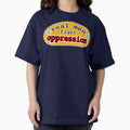 Real men fight oppression, orange background - Adult & Kids T-Shirts, Sweatshirts & Hoodies apparel design preview 1