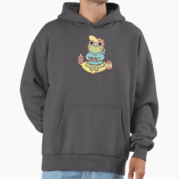 Cute Frog In Playing Video Games - Adult & Kids T-Shirts, Sweatshirts & Hoodies apparel design preview 1