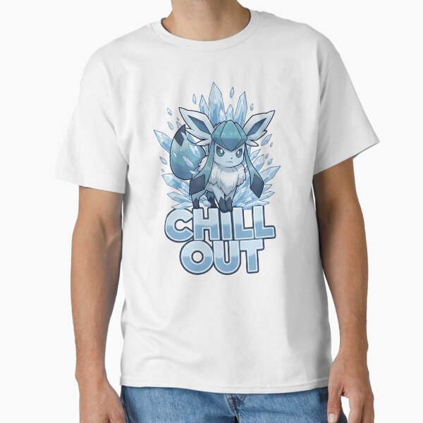 Glaceon Ice Evolution Eevee Pokemon Cool Design - Adult & Kids T-Shirts, Sweatshirts & Hoodies apparel design preview 1