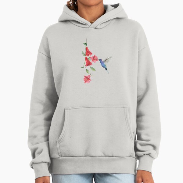 The Hummingbird and Copihue - Adult & Kids T-Shirts, Sweatshirts & Hoodies apparel design preview 1