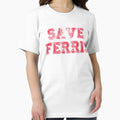 SAVE FERRIS DESIGN, 80s Movie Style Logo - Adult & Kids T-Shirts, Sweatshirts & Hoodies apparel design preview 1