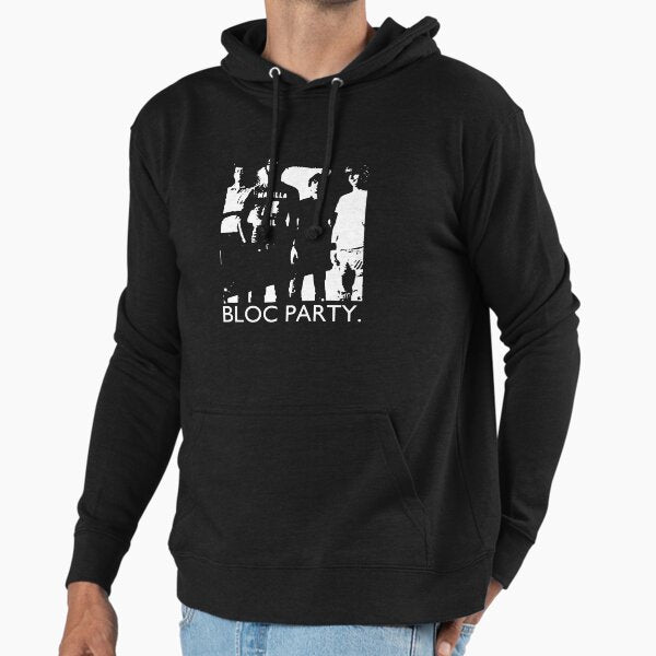 Bloc Party Four Member Rock Music Black And White - Adult & Kids T-Shirts, Sweatshirts & Hoodies apparel design preview 1