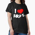 I love birds - Adult & Kids T-Shirts, Sweatshirts & Hoodies apparel design preview 1
