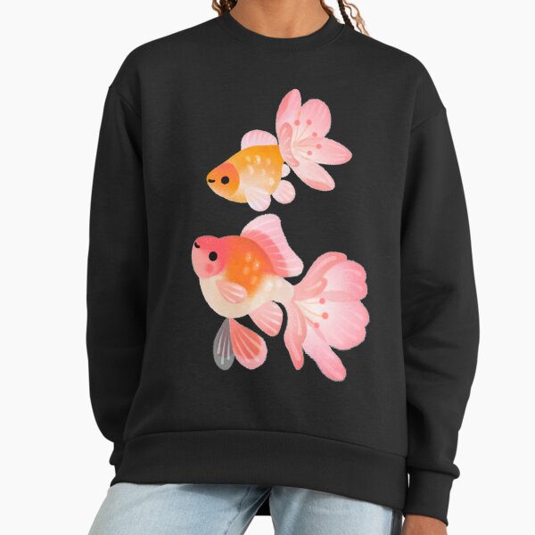 Cherry blossom goldfish 1 - Adult & Kids T-Shirts, Sweatshirts & Hoodies apparel design preview 1