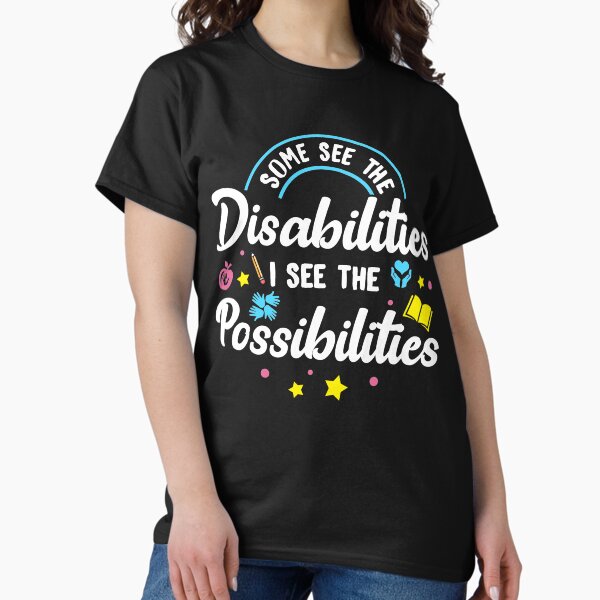Inspirational Special Ed Teacher Gift Some See The - Adult & Kids T-Shirts, Sweatshirts & Hoodies apparel design preview 1