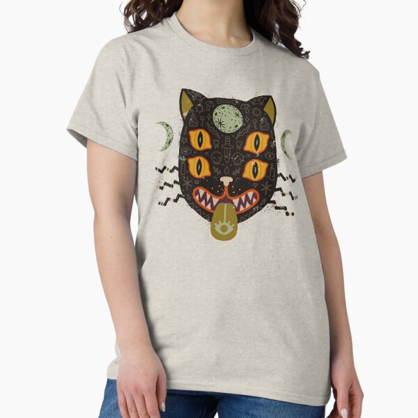 Spooky Cat - Adult & Kids T-Shirts, Sweatshirts & Hoodies apparel design preview 1