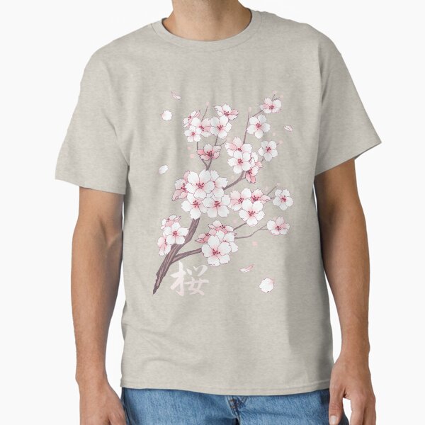 Falling White Sakura Cherry Blossom - Adult & Kids T-Shirts, Sweatshirts & Hoodies apparel design preview 1