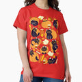 Cats, Pumpkins and Books - Adult & Kids T-Shirts, Sweatshirts & Hoodies apparel design preview 1