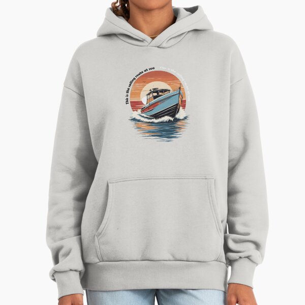 This is the sailing route at sea - Adult & Kids T-Shirts, Sweatshirts & Hoodies apparel design preview 1