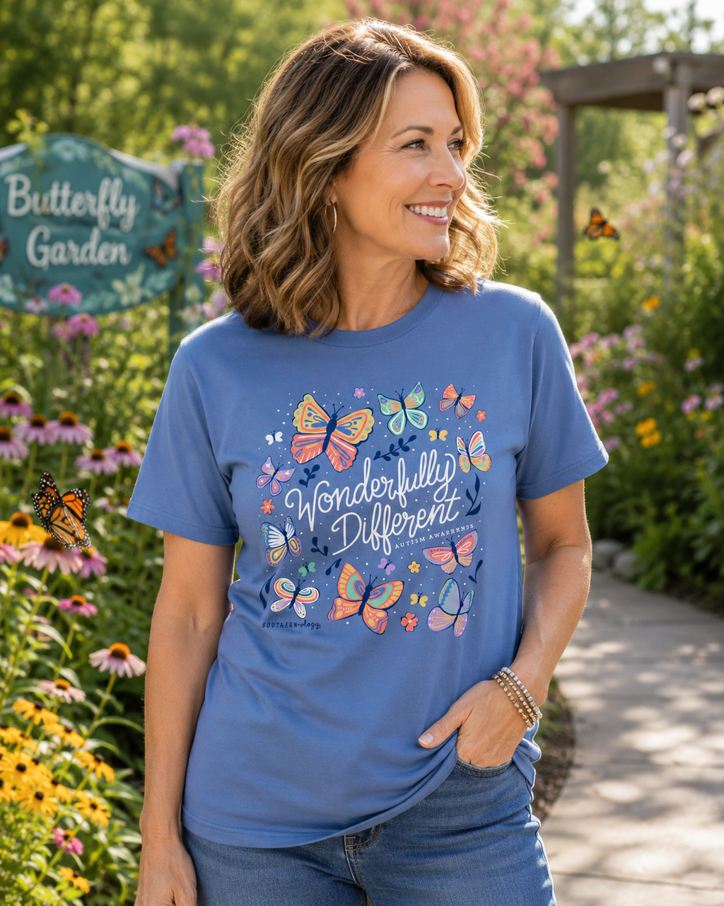 Southernology Wonderfully Different Autism Comfort - Adult & Kids T-Shirts, Sweatshirts & Hoodies apparel design preview 1