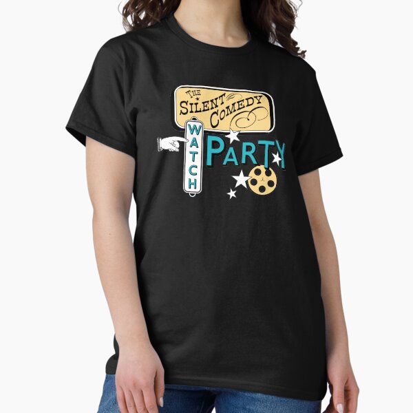 Silent Comedy Watch Party - Adult & Kids T-Shirts, Sweatshirts & Hoodies apparel design preview 1