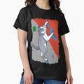 Bouldering cat on wall - Adult & Kids T-Shirts, Sweatshirts & Hoodies apparel design preview 1