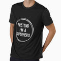 Pretend I'm a Superhero Lazy Costume Graphic - Adult & Kids T-Shirts, Sweatshirts & Hoodies apparel design preview 1