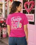Southern Couture Small Things Love XoXo Canvas - Adult & Kids T-Shirts, Sweatshirts & Hoodies apparel design preview 1