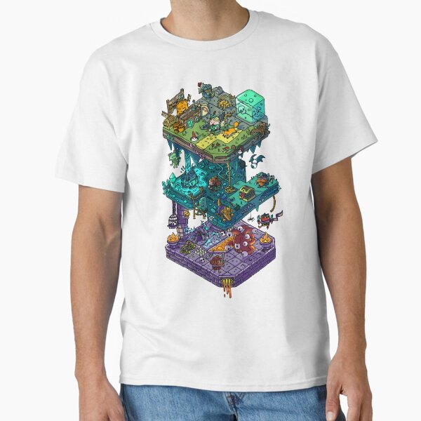 Dungeons and Isometric Dragons - Adult & Kids T-Shirts, Sweatshirts & Hoodies apparel design preview 1