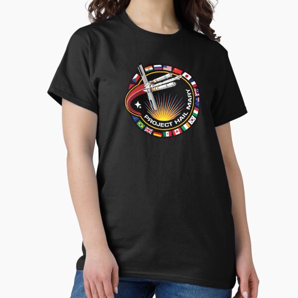 Project Hail Mary Mission Patch With Countries - Adult & Kids T-Shirts, Sweatshirts & Hoodies apparel design preview 1