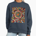 Sun Mandala Huichol Art Masterpiece - Adult & Kids T-Shirts, Sweatshirts & Hoodies apparel design preview 1