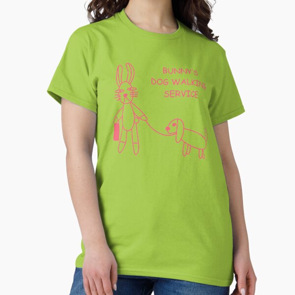 Bunnys Dog Walking Service (Buffy/Willow) - Adult & Kids T-Shirts, Sweatshirts & Hoodies apparel design preview 1
