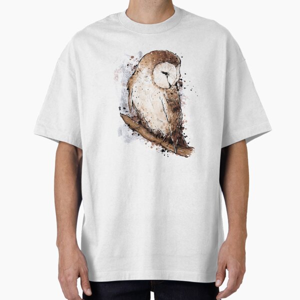 Barn Owl Autumn Ink - Adult & Kids T-Shirts, Sweatshirts & Hoodies apparel design preview 1