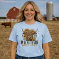 Girlie Girl Lulu Mac Wild Hair Cow Canvas - Adult & Kids T-Shirts, Sweatshirts & Hoodies apparel design preview 1