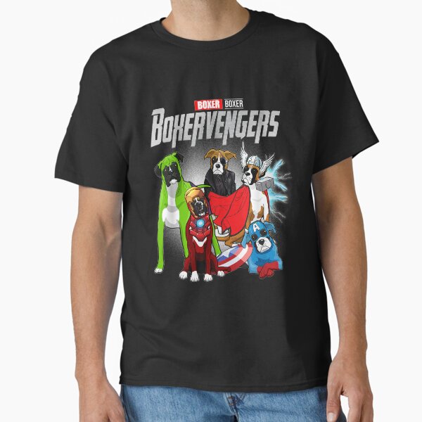 Boxervengers Dog Boxer - Adult & Kids T-Shirts, Sweatshirts & Hoodies apparel design preview 1