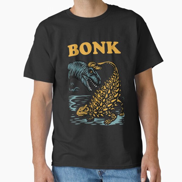 Funny Dinosaur Bonk Poster For Paleontology Fans, - Adult & Kids T-Shirts, Sweatshirts & Hoodies apparel design preview 1
