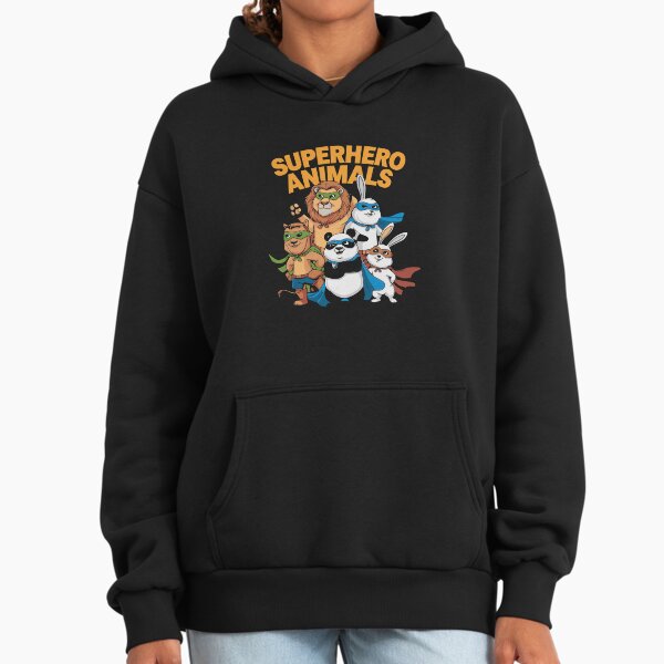 Superhero Animals Cute Cartoon Animal Hero Kids - Adult & Kids T-Shirts, Sweatshirts & Hoodies apparel design preview 1