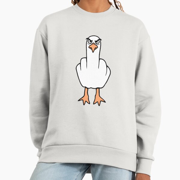 Seagull middle finger insult stinky cheeky - Adult & Kids T-Shirts, Sweatshirts & Hoodies apparel design preview 1