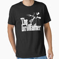 The Grillfather Funny BBQ Party - Adult & Kids T-Shirts, Sweatshirts & Hoodies apparel design preview 1