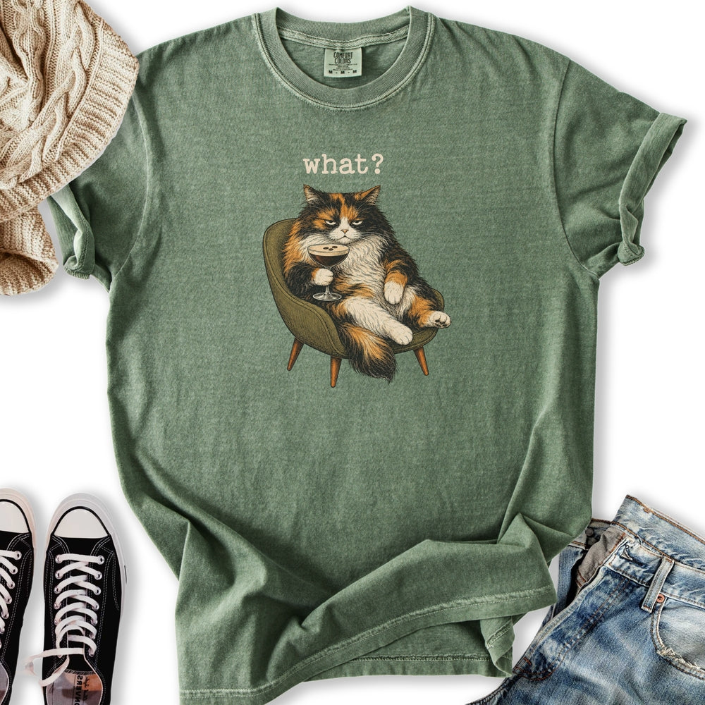 Grumpy Calico Cat - Adult & Kids T-Shirts, Sweatshirts & Hoodies apparel design preview 1