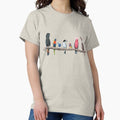 Australian Birds Antique Green Background - Adult & Kids T-Shirts, Sweatshirts & Hoodies apparel design preview 1