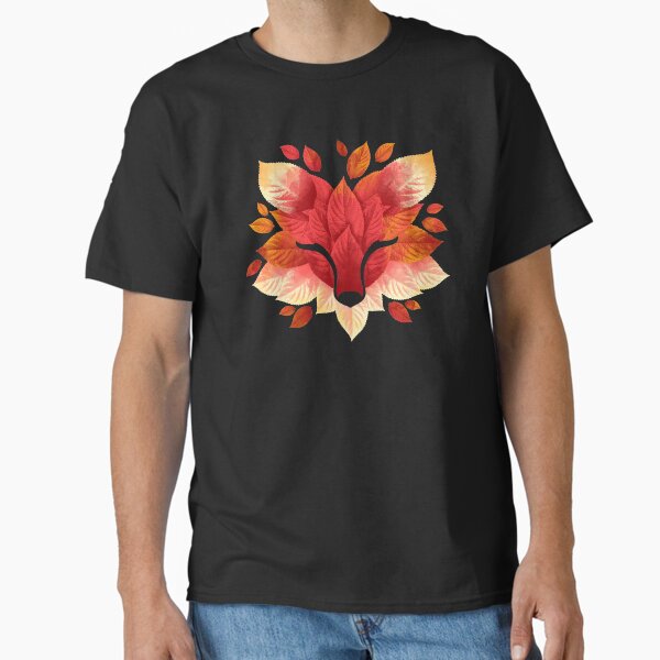 Fox of leaves - Adult & Kids T-Shirts, Sweatshirts & Hoodies apparel design preview 1