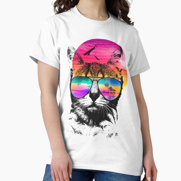 Summer Cat - Adult & Kids T-Shirts, Sweatshirts & Hoodies apparel design preview 1