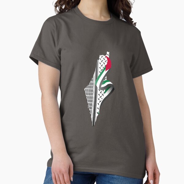 Palestinian keffiyeh Palestine map Pattern 6 - Adult & Kids T-Shirts, Sweatshirts & Hoodies apparel design preview 1