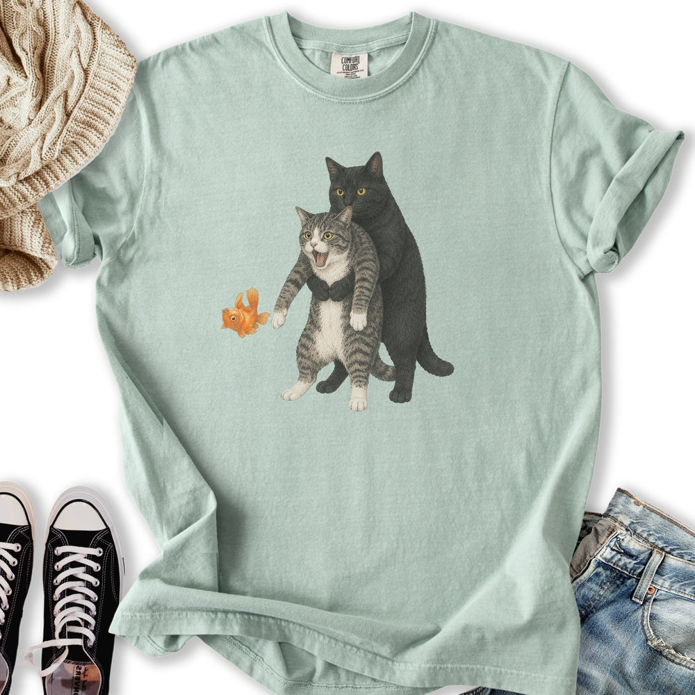 Cat Heimlich Goldfish - Adult & Kids T-Shirts, Sweatshirts & Hoodies apparel design preview 1