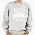 BORN WITH PIG SOUL - Adult & Kids T-Shirts, Sweatshirts & Hoodies apparel design preview 1