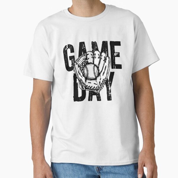 Game Day Baseball Glove Ball Distressed Vintage - Adult & Kids T-Shirts, Sweatshirts & Hoodies apparel design preview 1