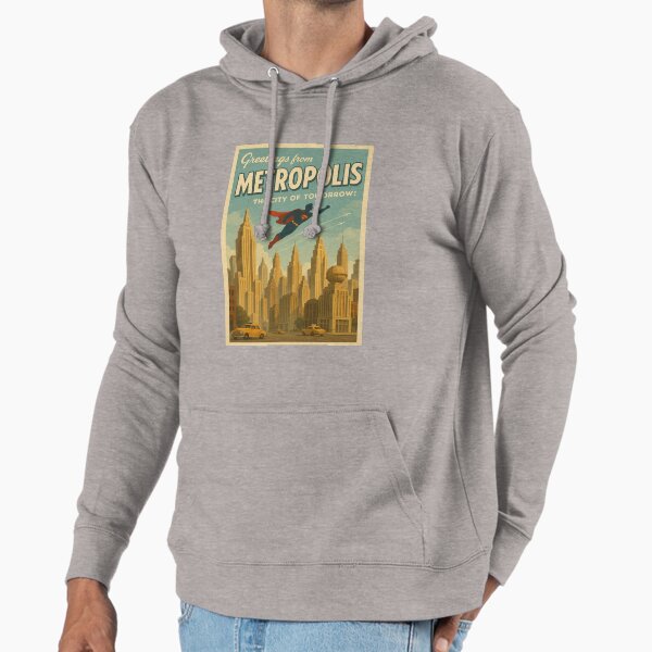 Greetings from Metropolis The City of Tomorrow! - Adult & Kids T-Shirts, Sweatshirts & Hoodies apparel design preview 1