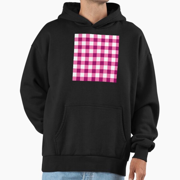 Modern Vintage Magenta White Gingham pattern - Adult & Kids T-Shirts, Sweatshirts & Hoodies apparel design preview 1
