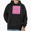 Modern Vintage Magenta White Gingham pattern - Adult & Kids T-Shirts, Sweatshirts & Hoodies apparel design preview 1