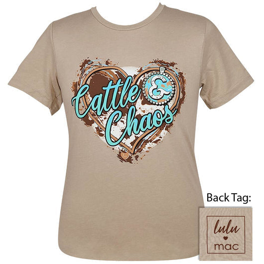 Girlie Girl Lulu Mac Cattle Chaos Canvas - Adult & Kids T-Shirts, Sweatshirts & Hoodies apparel design preview 1