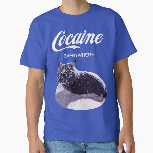 Cocaine cat - Adult & Kids T-Shirts, Sweatshirts & Hoodies apparel design preview 1
