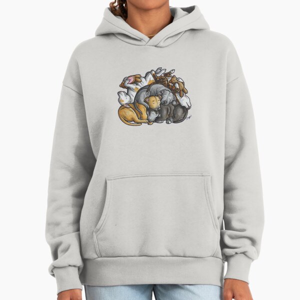 Sleeping pile of Staffordshire Bull Terriers - Adult & Kids T-Shirts, Sweatshirts & Hoodies apparel design preview 1