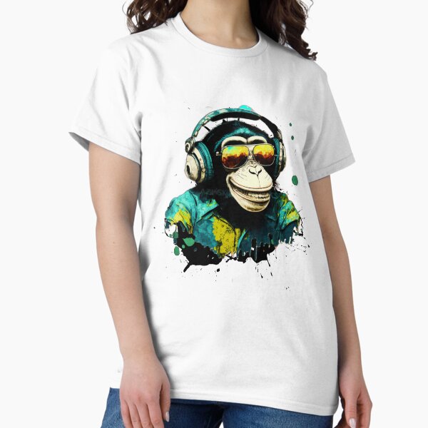 Graffiti Dj Monkey Business N.18 - Adult & Kids T-Shirts, Sweatshirts & Hoodies apparel design preview 1