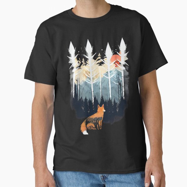 A Fox In The Wild - Adult & Kids T-Shirts, Sweatshirts & Hoodies apparel design preview 1