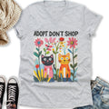 Adopt Don't Shop V-Neck - Adult & Kids T-Shirts, Sweatshirts & Hoodies apparel design preview 1
